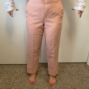 Alfred Dunner Light Pink Cropped Pants